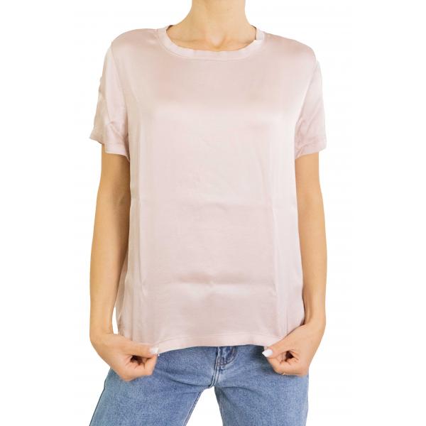 Maglia in raso girocollo